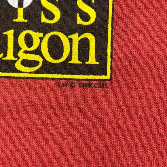 Vintage Miss Saigon Graphic Tee Mens XL Shot Sleeve Musical Theater Broadway - Picture 5 of 10